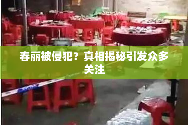 春丽被侵犯？真相揭秘引发众多关注