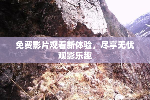 免费影片观看新体验，尽享无忧观影乐趣