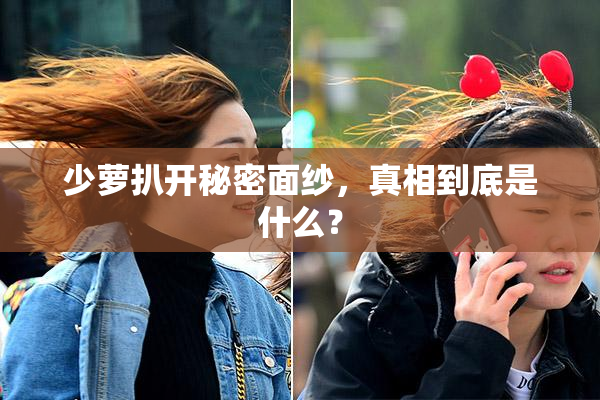 少萝扒开秘密面纱，真相到底是什么？