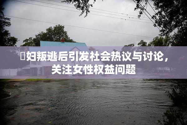 婬妇叛逃后引发社会热议与讨论，关注女性权益问题