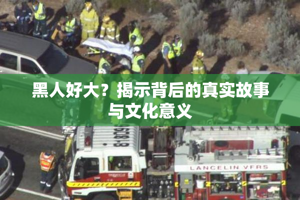黑人好大？揭示背后的真实故事与文化意义