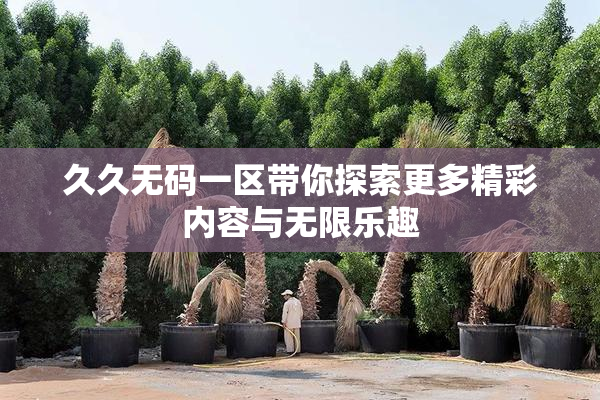 久久无码一区带你探索更多精彩内容与无限乐趣