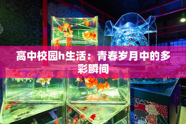 高中校园h生活：青春岁月中的多彩瞬间