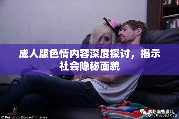 成人版色情内容深度探讨，揭示社会隐秘面貌