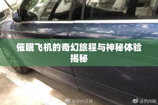 催眠飞机的奇幻旅程与神秘体验揭秘