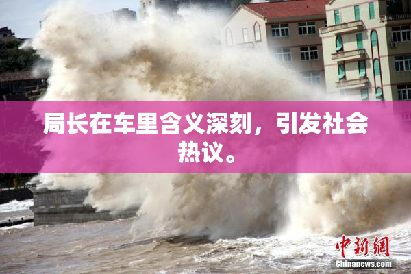 局长在车里含义深刻，引发社会热议。