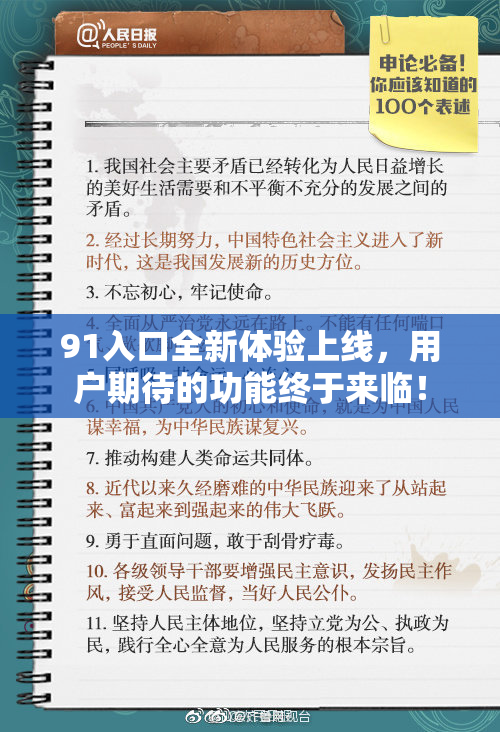 91入口全新体验上线，用户期待的功能终于来临！