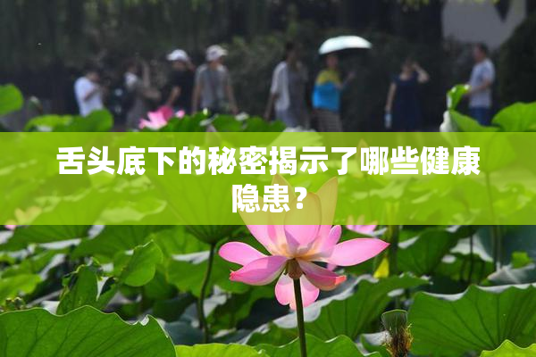 舌头底下的秘密揭示了哪些健康隐患？