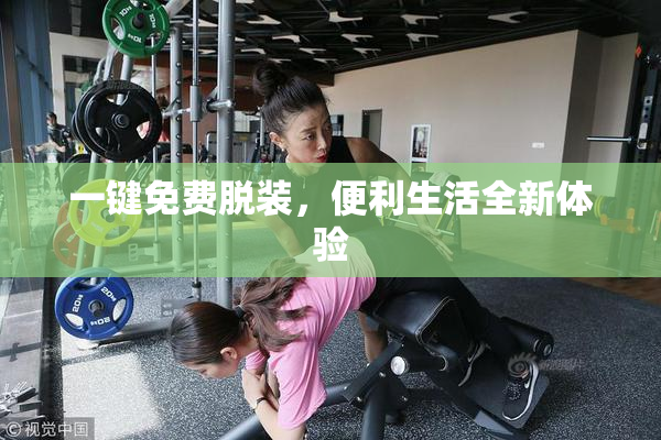 一键免费脱装，便利生活全新体验