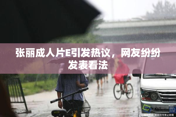 张丽成人片E引发热议，网友纷纷发表看法