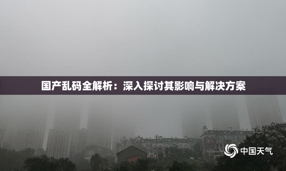 国产乱码全解析：深入探讨其影响与解决方案