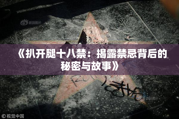 《扒开腿十八禁：揭露禁忌背后的秘密与故事》