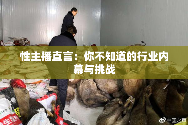性主播直言：你不知道的行业内幕与挑战