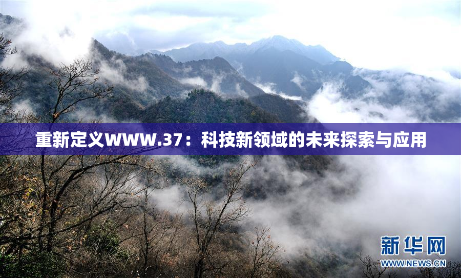 重新定义WWW.37：科技新领域的未来探索与应用