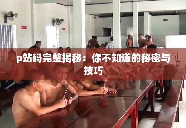 p站码完整揭秘：你不知道的秘密与技巧