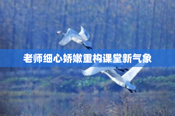 老师细心娇嫩重构课堂新气象