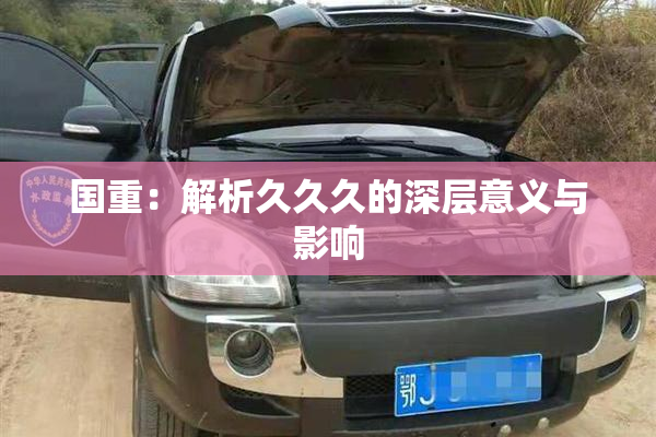 国重：解析久久久的深层意义与影响