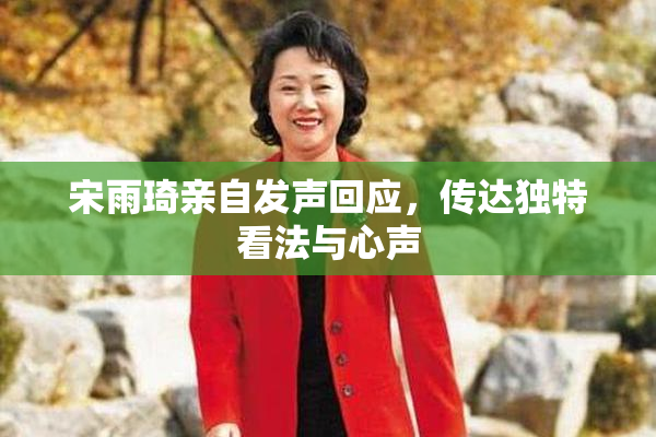 宋雨琦亲自发声回应，传达独特看法与心声