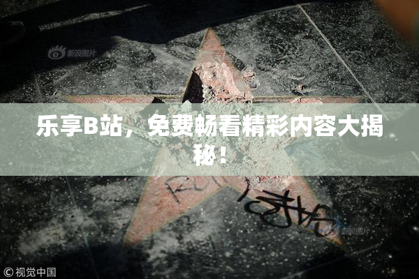 乐享B站，免费畅看精彩内容大揭秘！