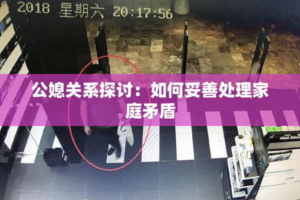 公媳关系探讨：如何妥善处理家庭矛盾