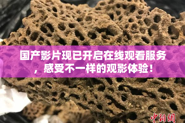 国产影片现已开启在线观看服务，感受不一样的观影体验！