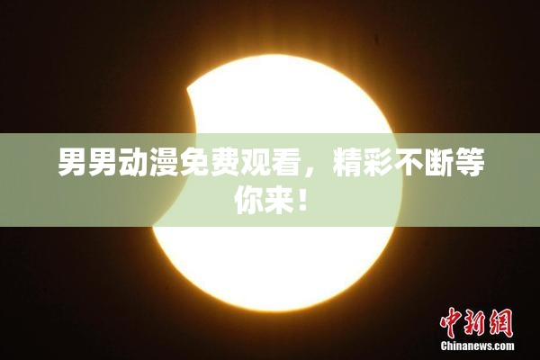 男男动漫免费观看，精彩不断等你来！