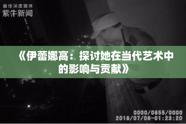 《伊蕾娜高：探讨她在当代艺术中的影响与贡献》