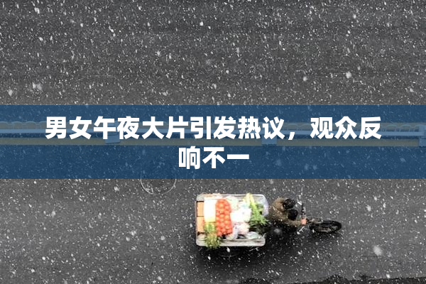男女午夜大片引发热议，观众反响不一