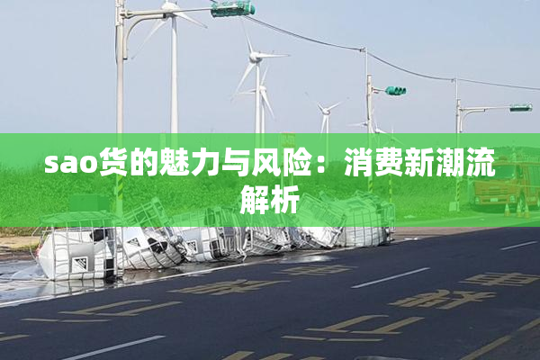 sao货的魅力与风险：消费新潮流解析