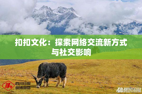 扣扣文化：探索网络交流新方式与社交影响