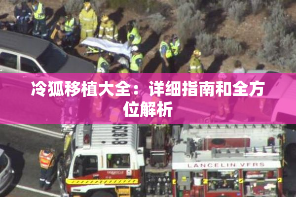 冷狐移植大全：详细指南和全方位解析