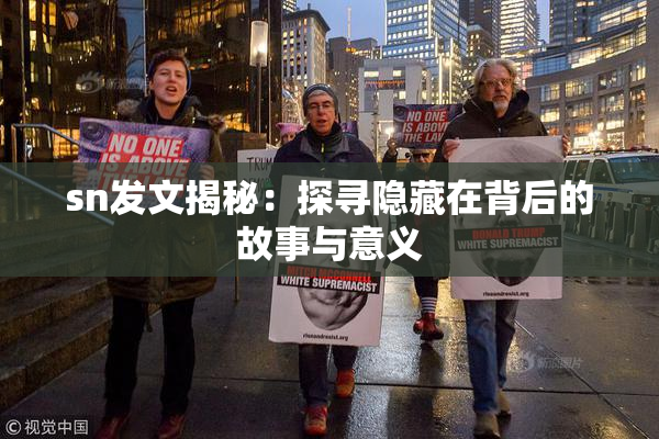 sn发文揭秘：探寻隐藏在背后的故事与意义