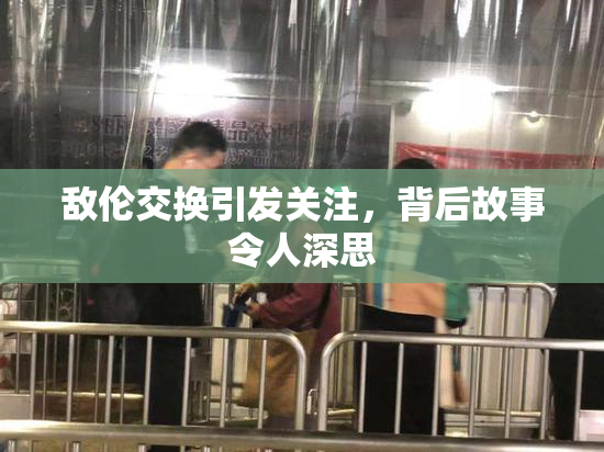 敌伦交换引发关注，背后故事令人深思