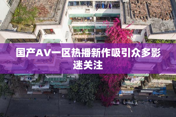 国产AV一区热播新作吸引众多影迷关注