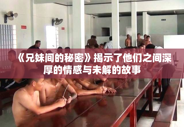 《兄妹间的秘密》揭示了他们之间深厚的情感与未解的故事