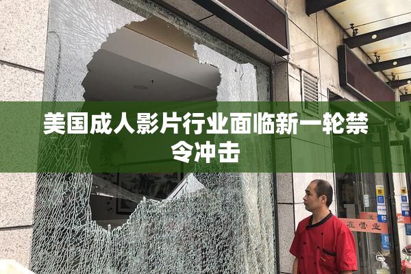 美国成人影片行业面临新一轮禁令冲击