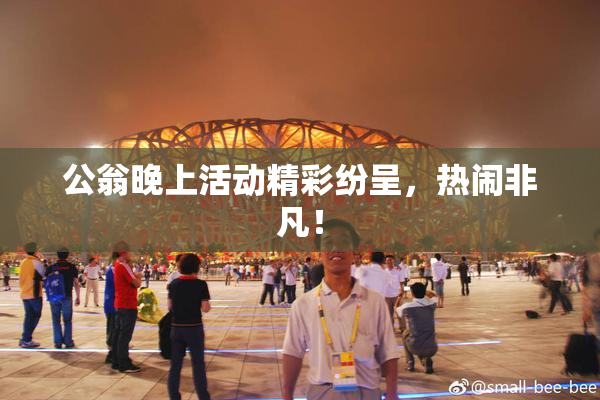 公翁晚上活动精彩纷呈，热闹非凡！