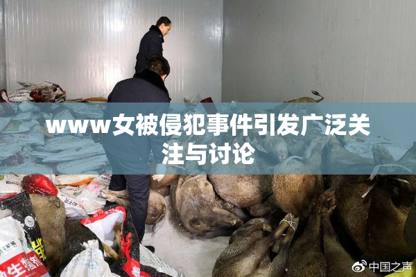 www女被侵犯事件引发广泛关注与讨论