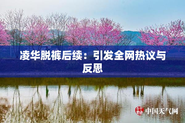 凌华脱裤后续：引发全网热议与反思
