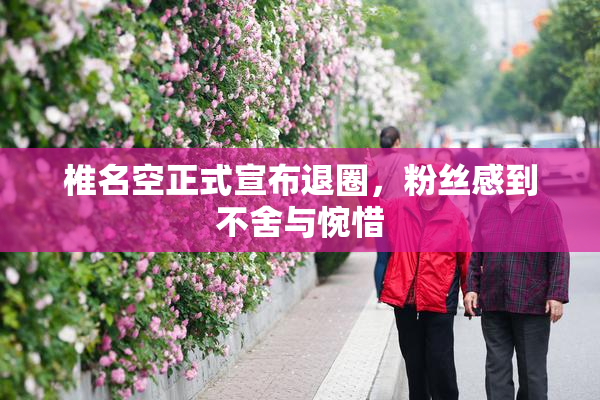 椎名空正式宣布退圈，粉丝感到不舍与惋惜