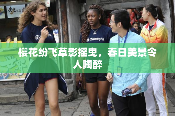 樱花纷飞草影摇曳，春日美景令人陶醉