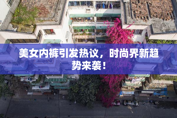 美女内裤引发热议，时尚界新趋势来袭！