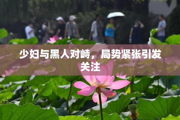 少妇与黑人对峙，局势紧张引发关注