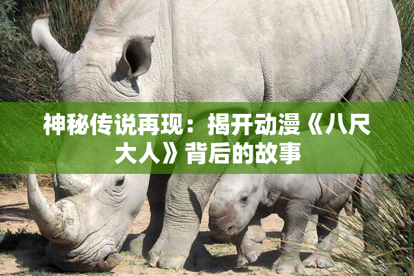 神秘传说再现：揭开动漫《八尺大人》背后的故事