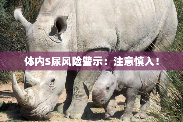 体内S尿风险警示：注意慎入！