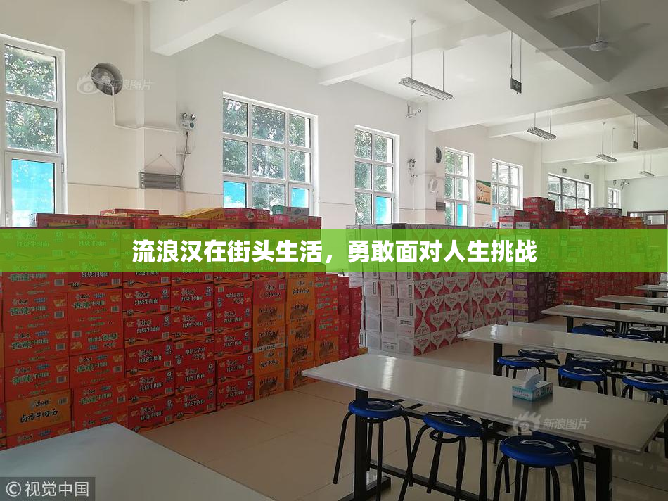 流浪汉在街头生活，勇敢面对人生挑战