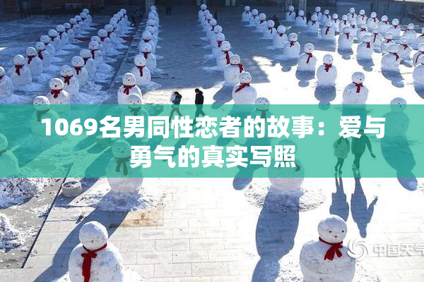 1069名男同性恋者的故事：爱与勇气的真实写照