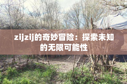 zijzij的奇妙冒险：探索未知的无限可能性