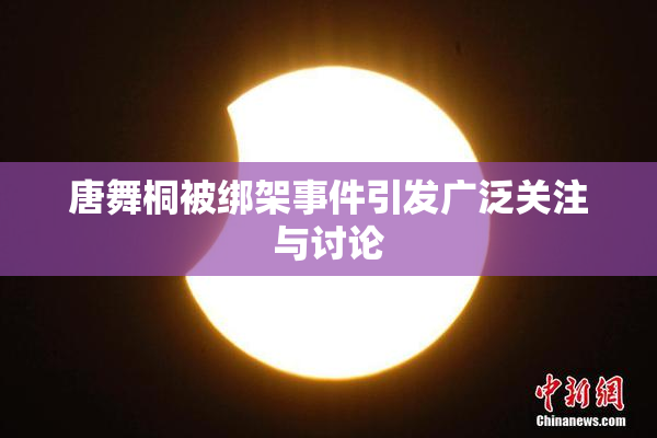 唐舞桐被绑架事件引发广泛关注与讨论