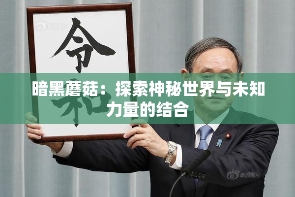 暗黑蘑菇：探索神秘世界与未知力量的结合